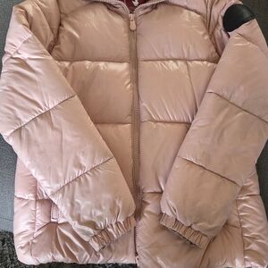 SAVE THE DUCK Pink Puffer Jacket